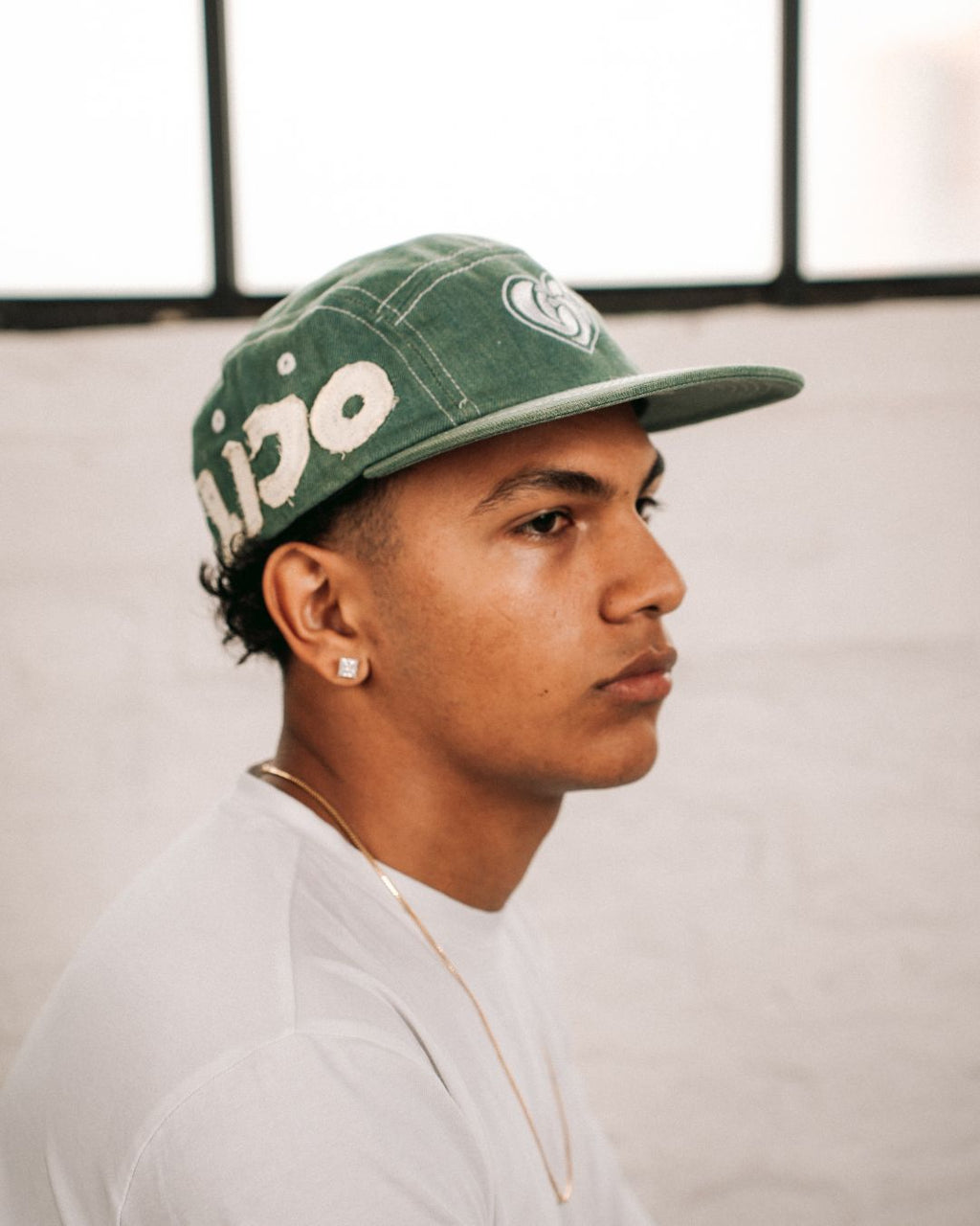 DENIM GREEN CAP