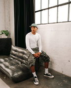 DENIM GREEN CAP