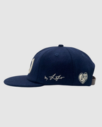 NAVY WOOL CAP