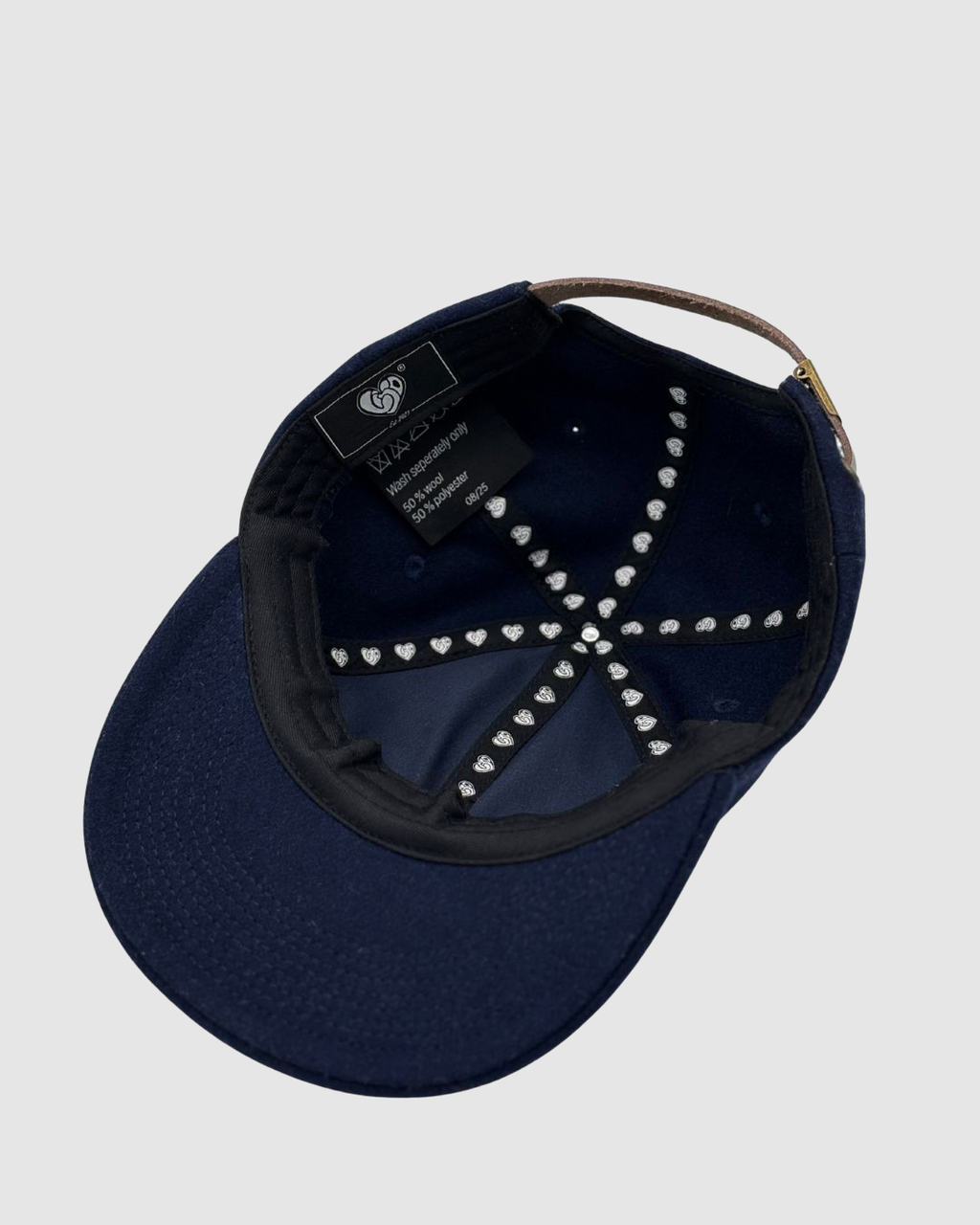 NAVY WOOL CAP