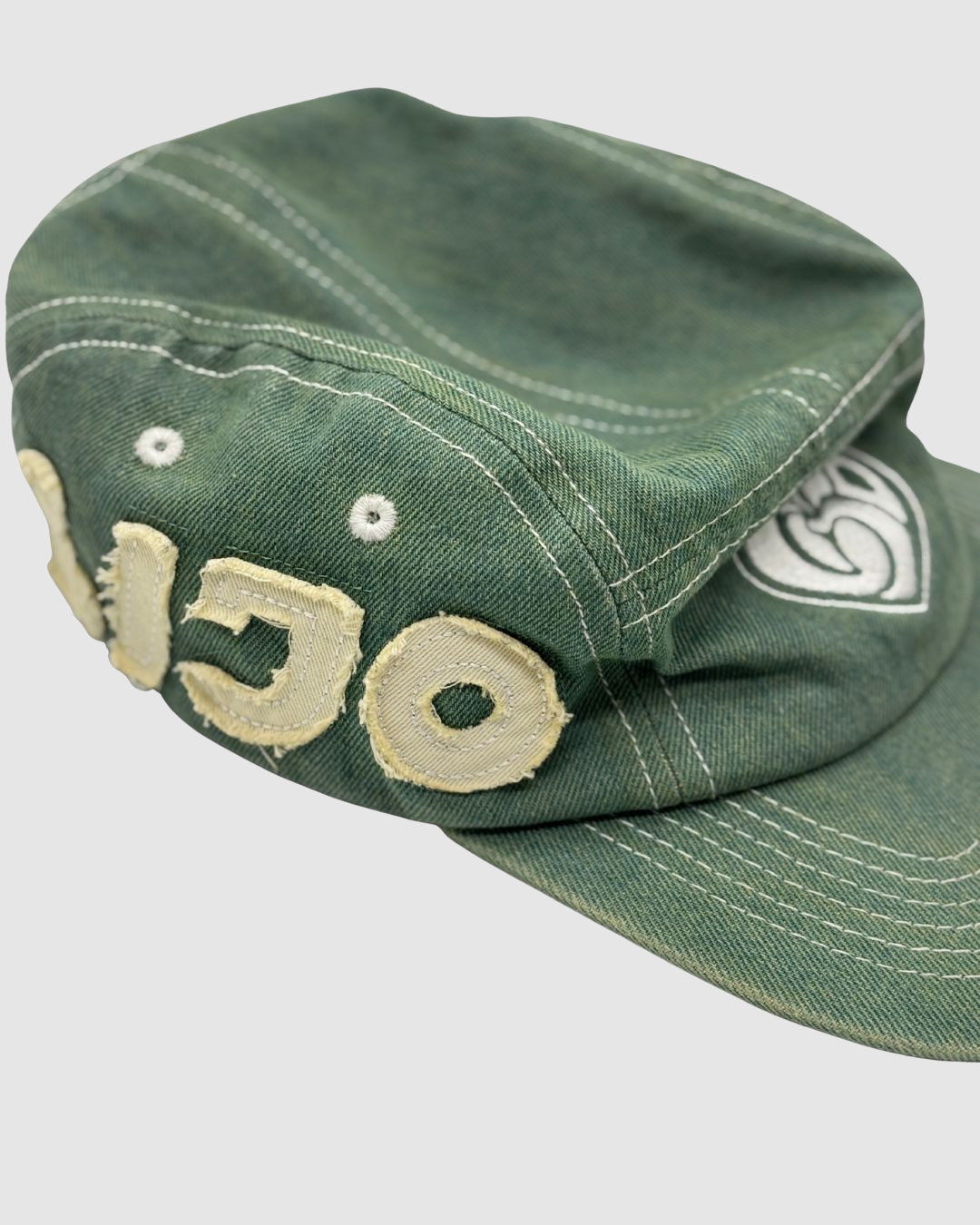 DENIM GREEN CAP