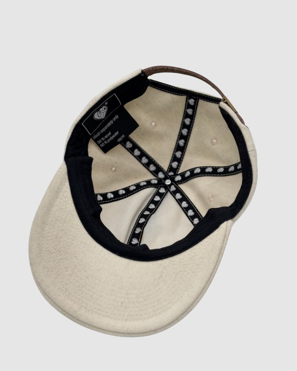 BEIGE WOOL CAP